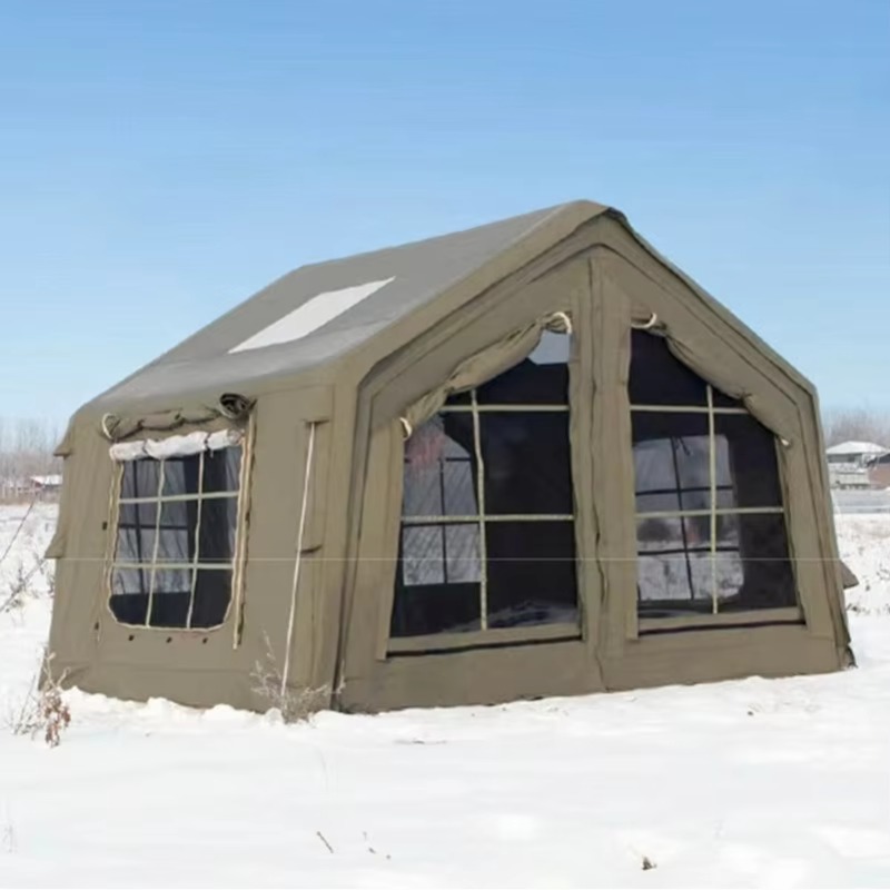 Outdoor Furniture Green - 9.0 Green Inflatable Tent for Family