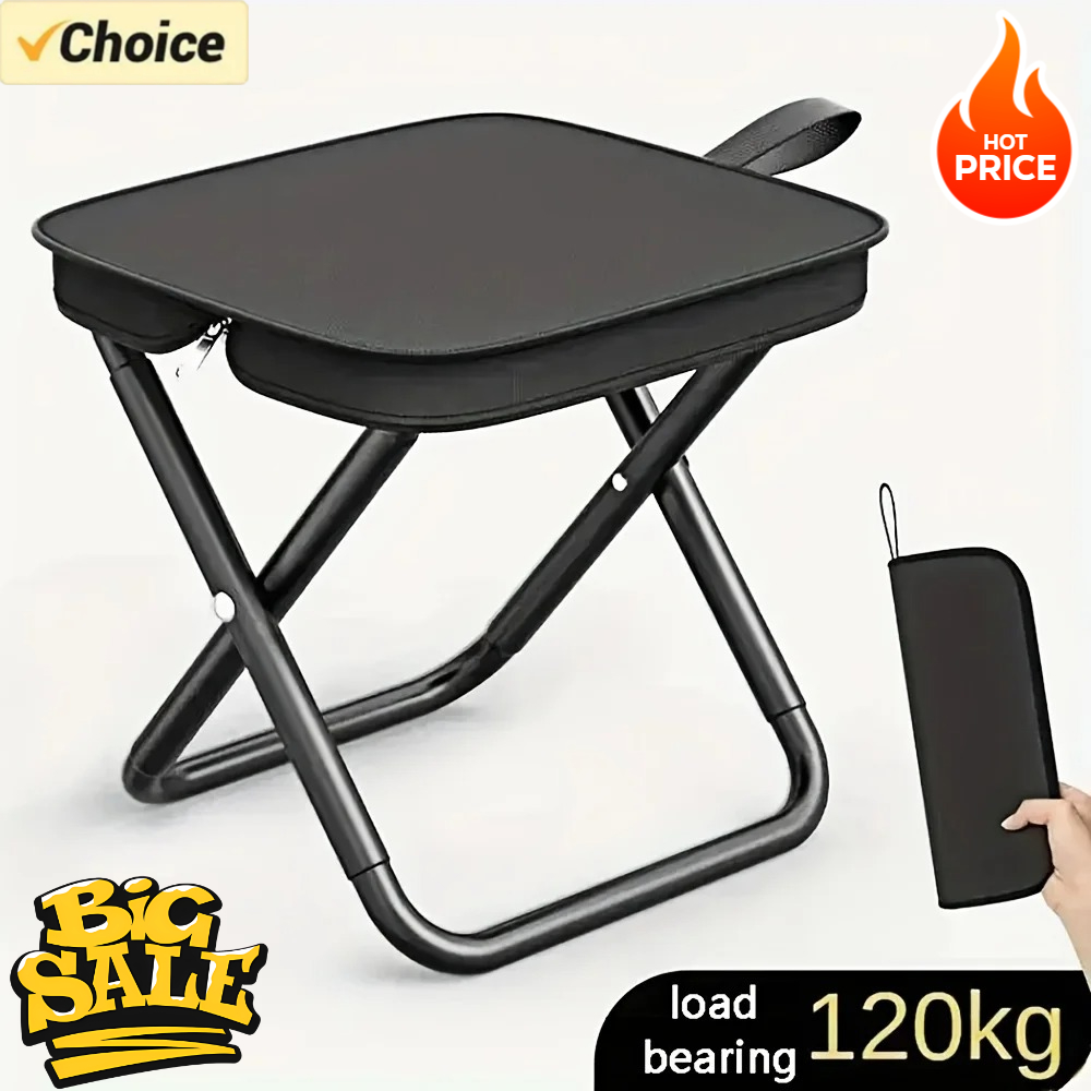 Outdoor Furniture Rocking Chair - Taburete Plegable Portátil, Silla Ligera para