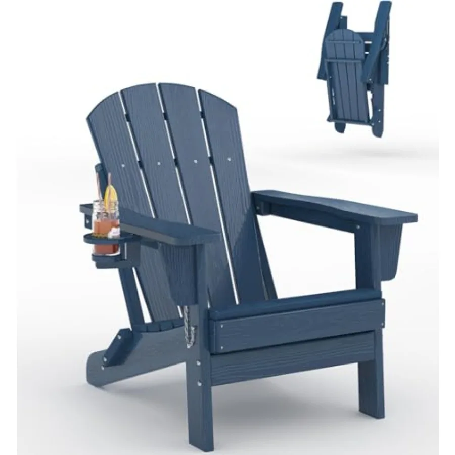 Adirondack Chair Wood - Silla Adirondack plegable: silla de jardín