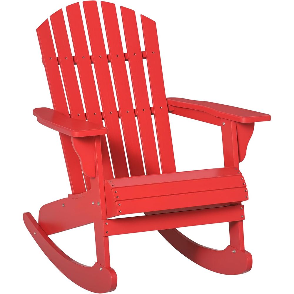 Adirondack Chair Wood - Silla mecedora Adirondack de madera para