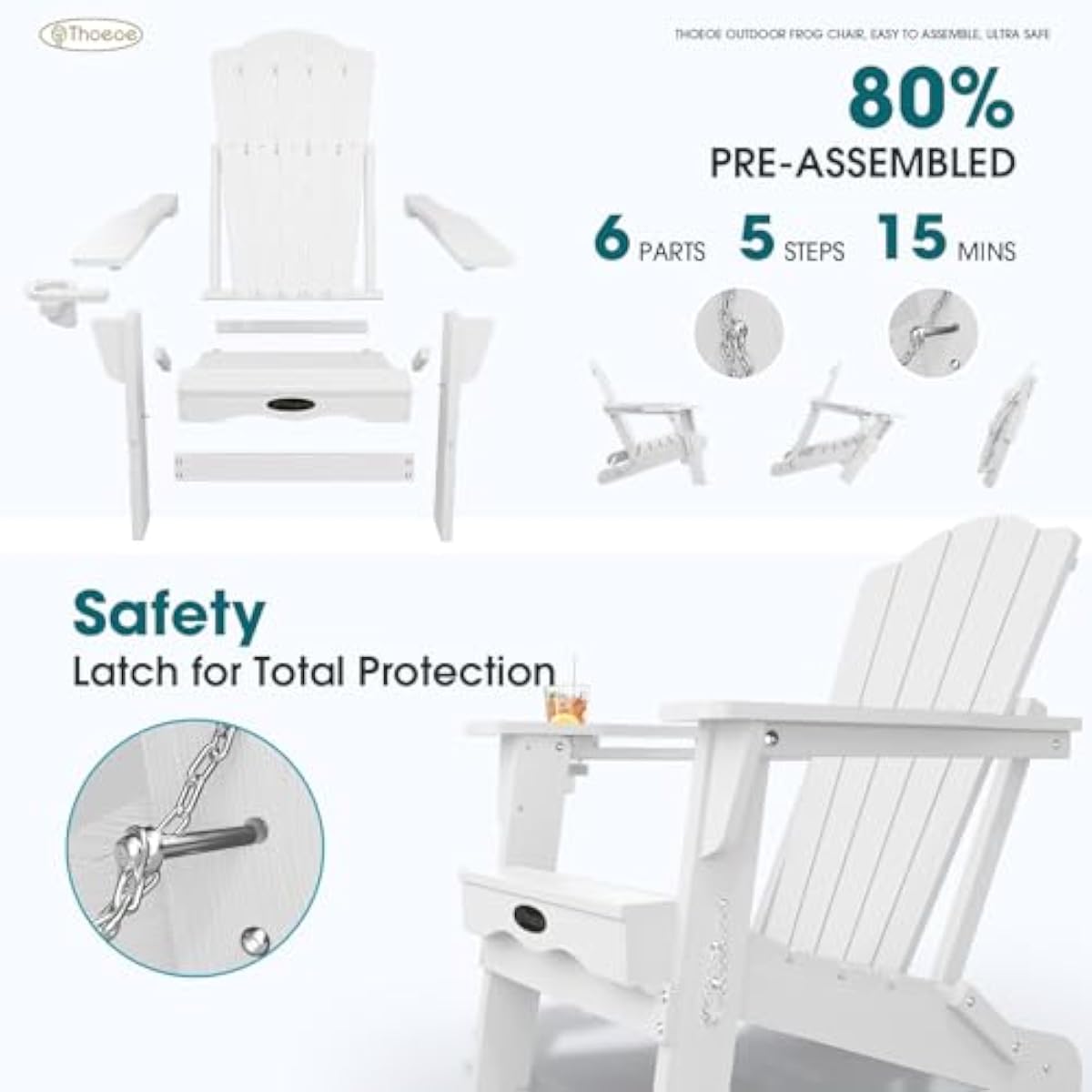 Juego de 2 sillas Adirondack p - Adirondack Chair Wood reseña y precio
