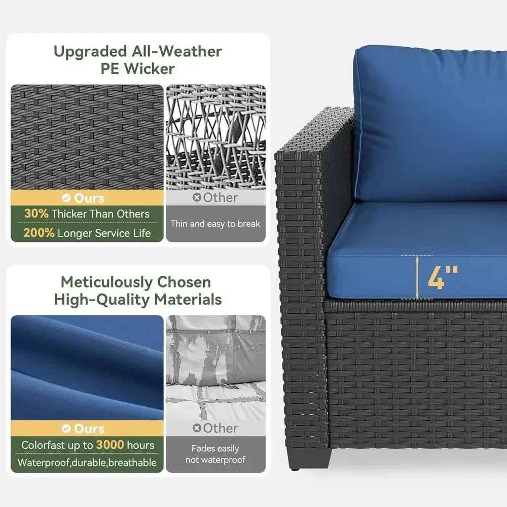 Conjunto de Muebles de Patio p - Outdoor Furniture With Fire Pit Table reseña y precio