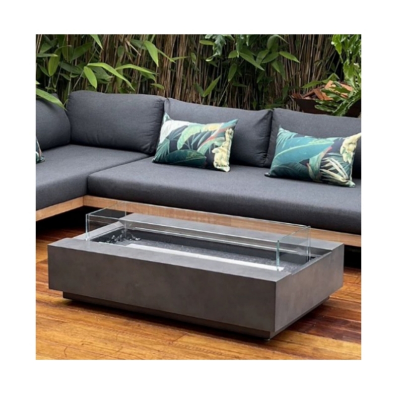 Chimenea de gas moderna de ace - Outdoor Furniture With Fire Pit Table reseña y precio