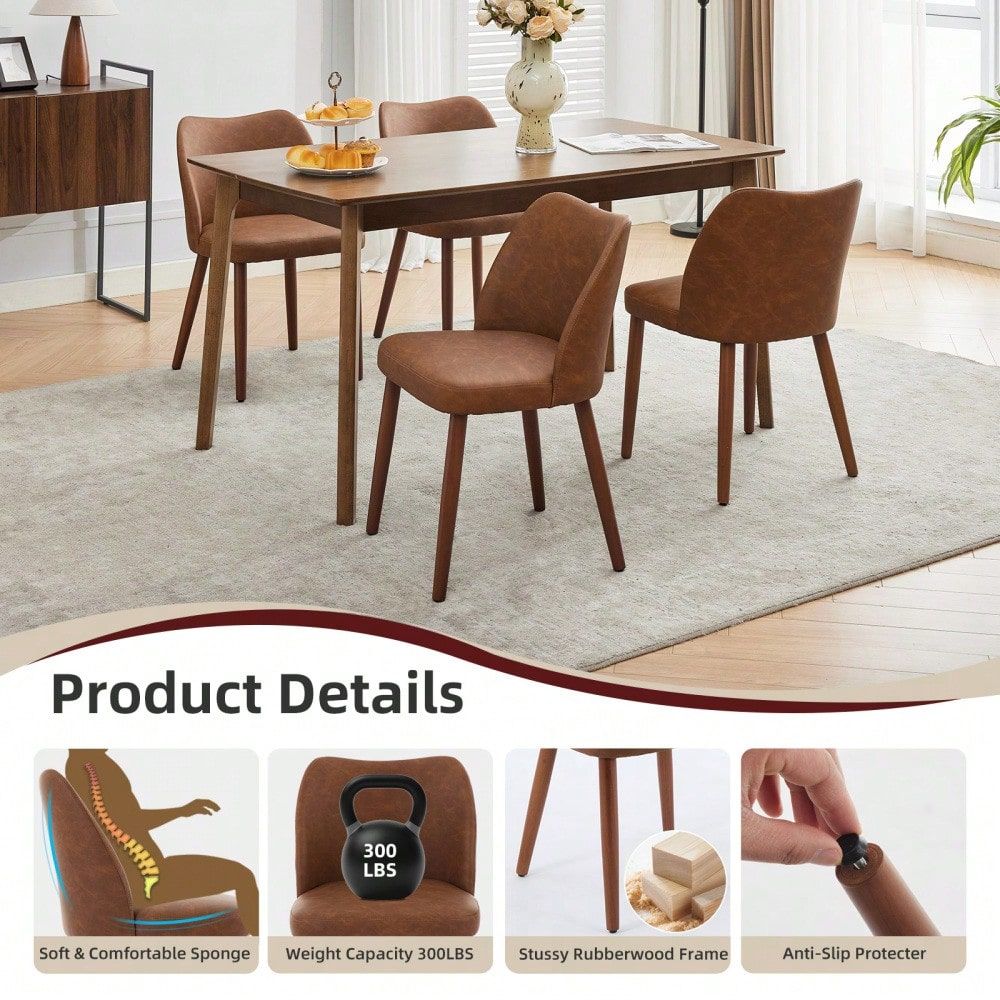 Juego de 4 sillas de comedor,  - Adirondack Chair Wood reseña y precio