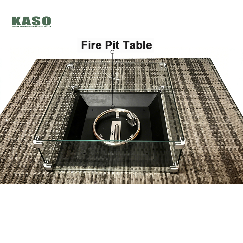 Conjunto de muebles para patio - Outdoor Furniture With Fire Pit Table reseña y precio