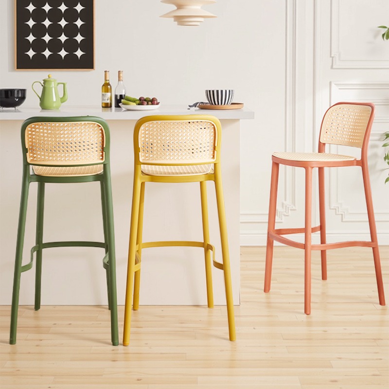 Silla de bar de ratán para com - Outdoor Furniture Green reseña y precio