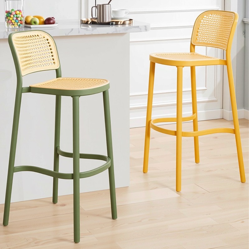 Silla de bar de ratán para com - Outdoor Furniture Green reseña y precio