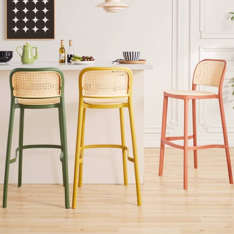 Silla de bar de ratán para com - Outdoor Furniture Green reseña y precio