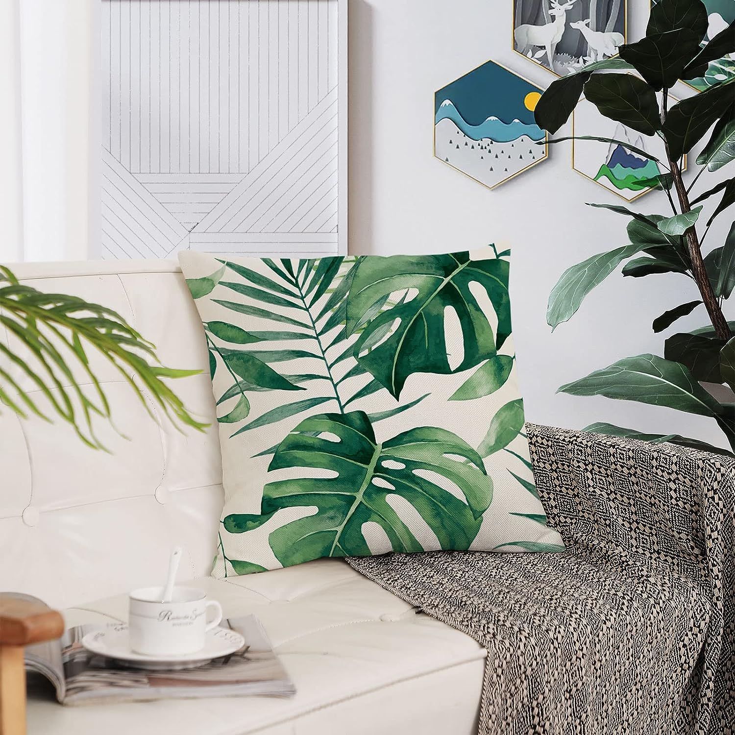 Funda de almohada con diseño d - Outdoor Furniture Green reseña y precio