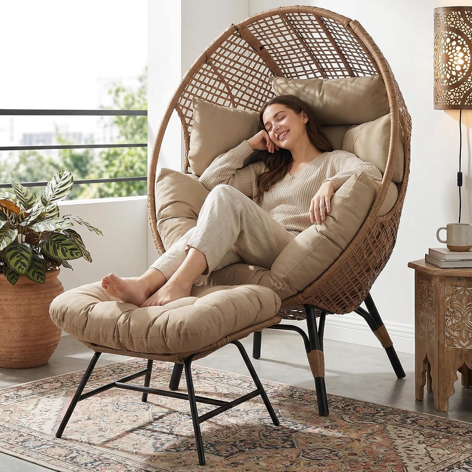 Silla de mimbre para interiore - Outdoor Furniture Xl reseña y precio