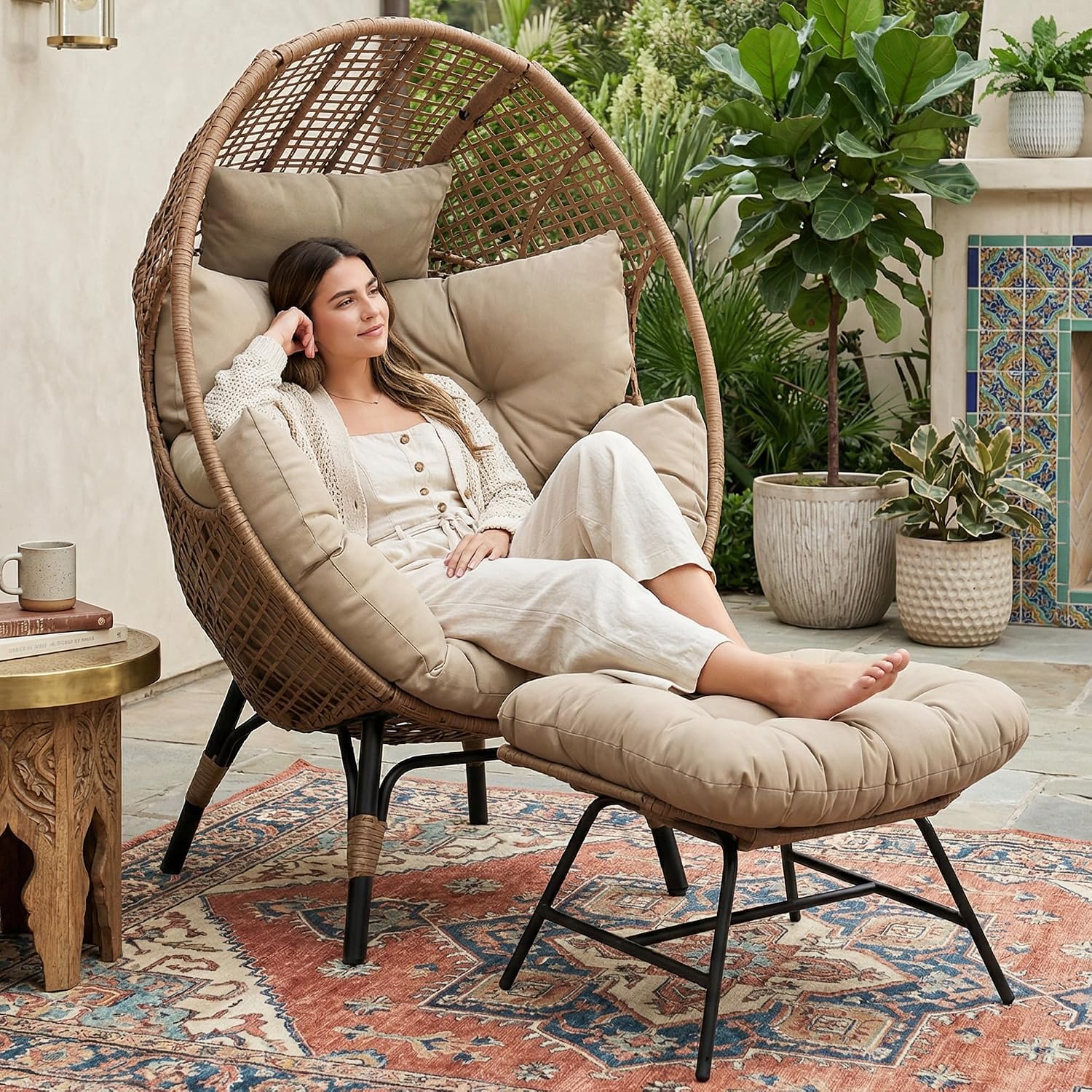 Silla de mimbre para interiore - Outdoor Furniture Xl reseña y precio