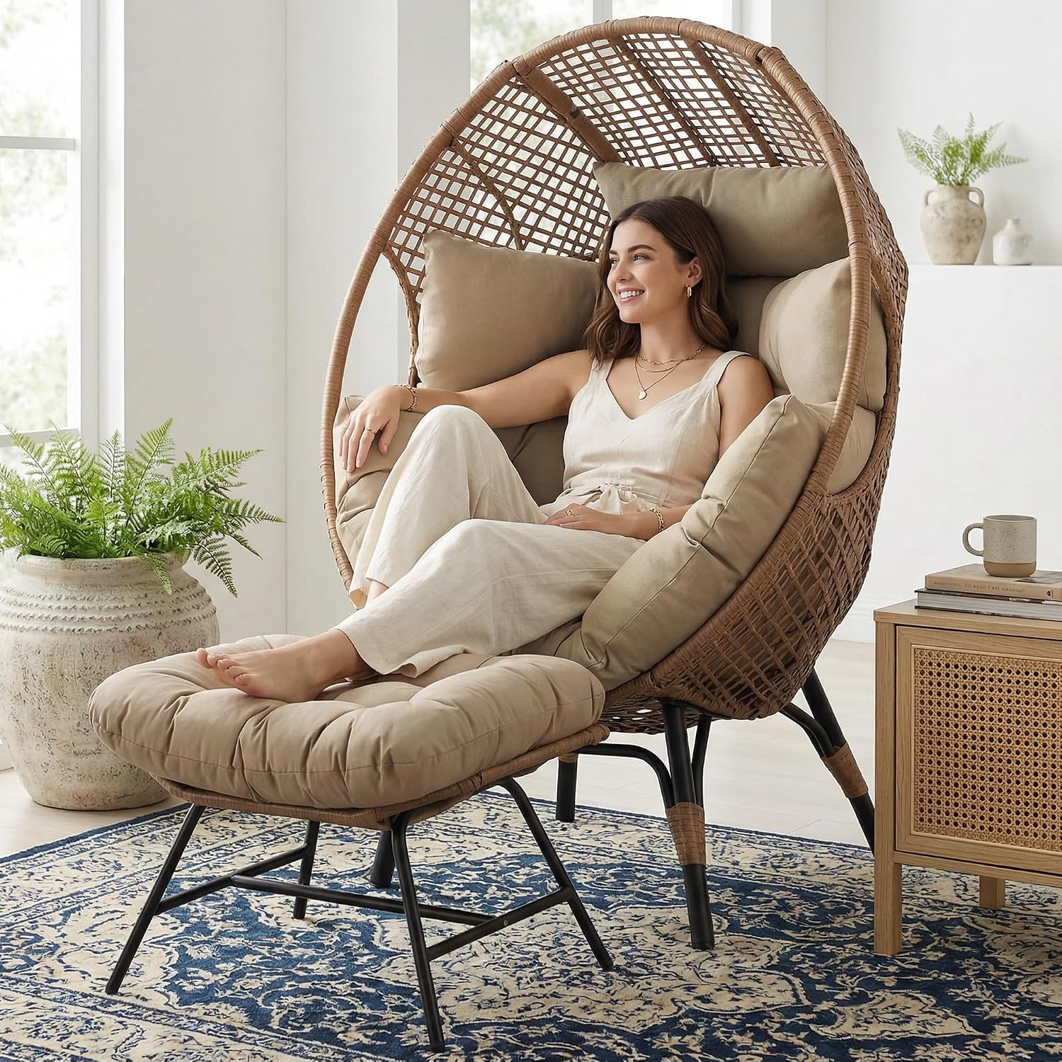 Silla de mimbre para interiore - Outdoor Furniture Xl reseña y precio