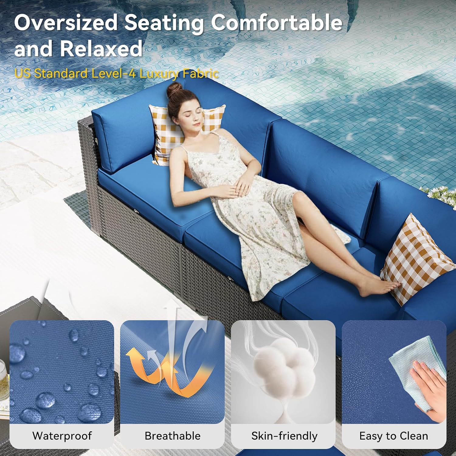 Conjunto de muebles para patio - Outdoor Furniture With Fire Pit Table reseña y precio
