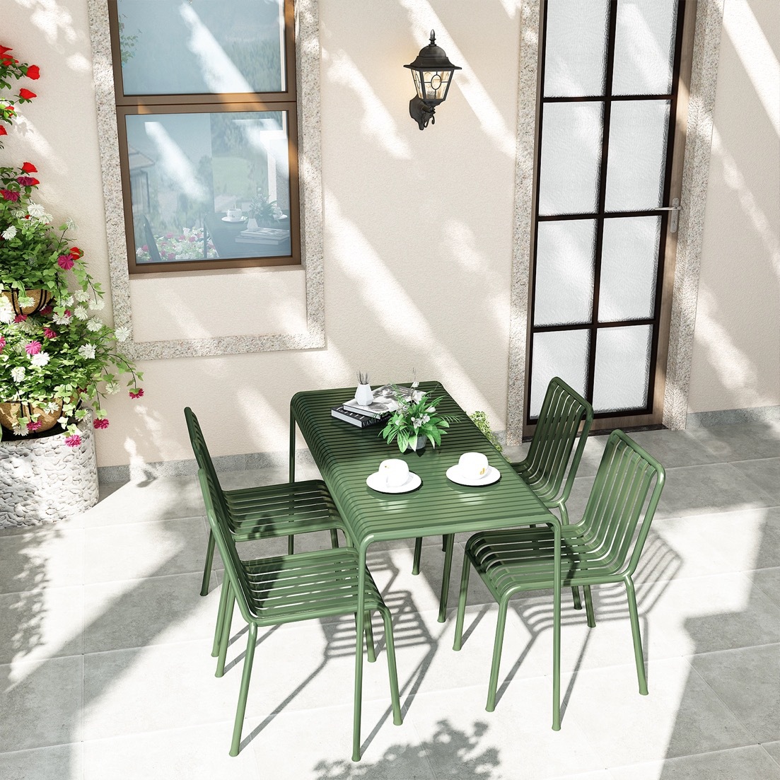 Ocio moderno al aire libre, me - Outdoor Furniture Green reseña y precio