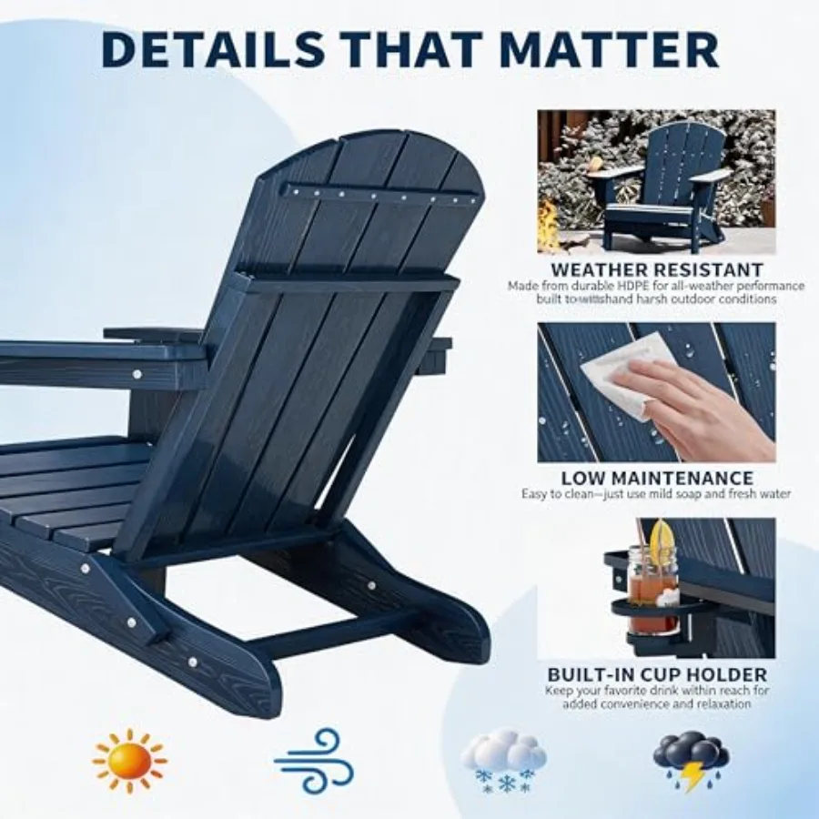 Silla Adirondack plegable: sil - Adirondack Chair Wood reseña y precio
