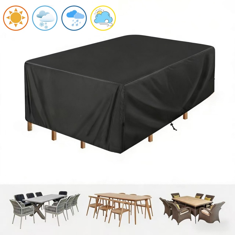 Tela Oxford negra 210D, adecua - Outdoor Furniture Black reseña y precio