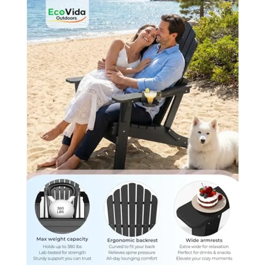 Silla plegable de HDPE tipo Ad - Adirondack Chair Wood reseña y precio