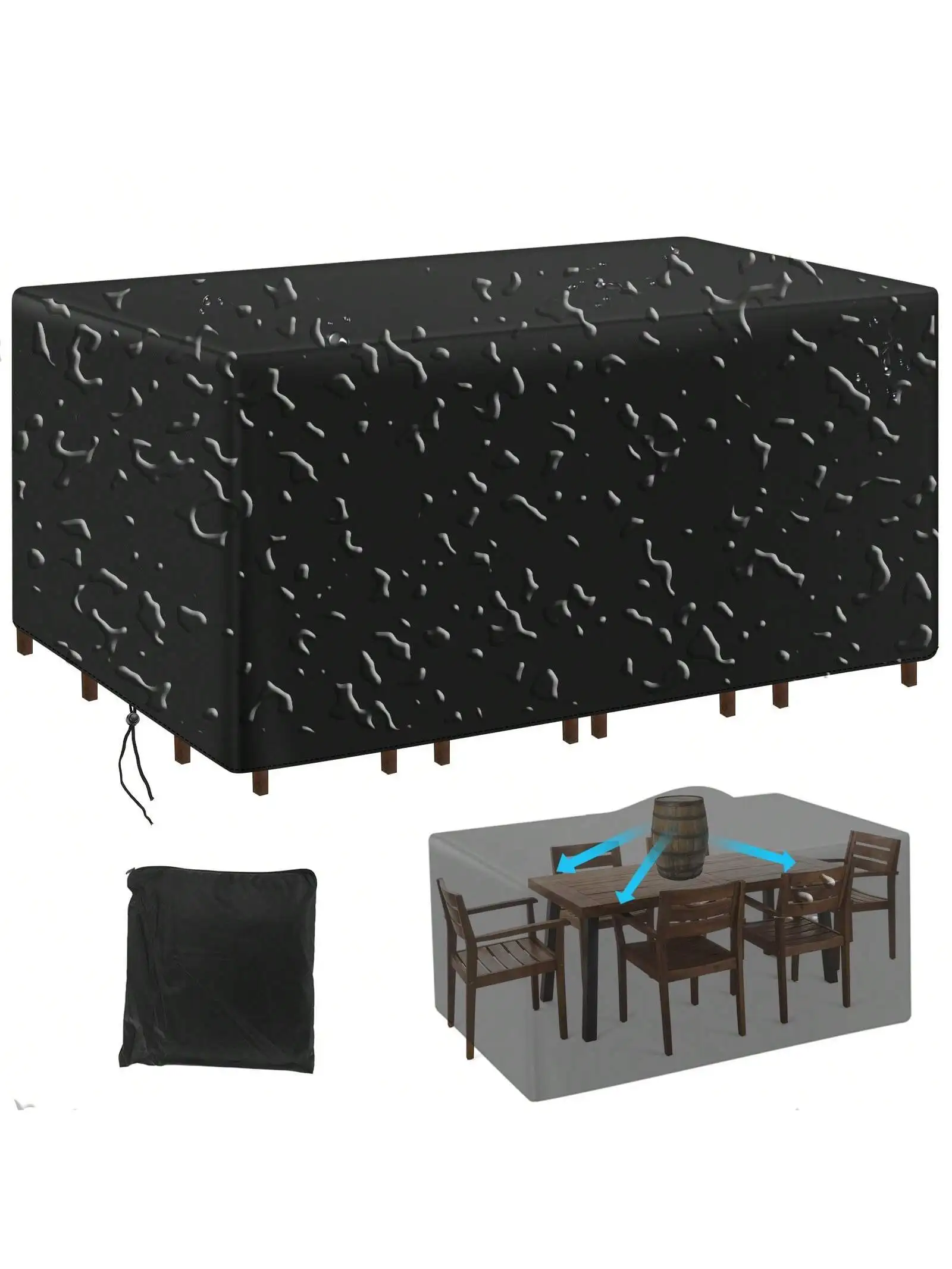 Muebles de Jardín de Patio al  - Outdoor Furniture Black reseña y precio