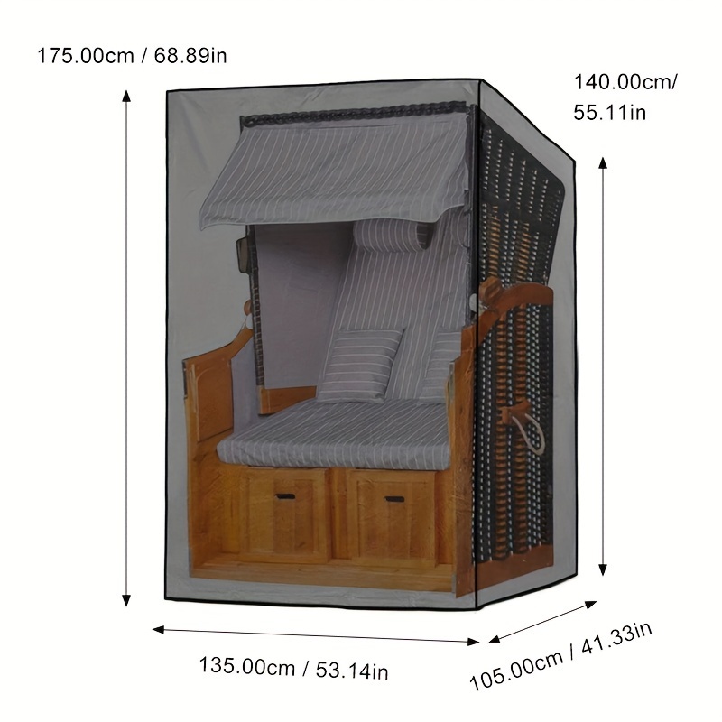 Funda negra para muebles de ex - Outdoor Furniture Black reseña y precio