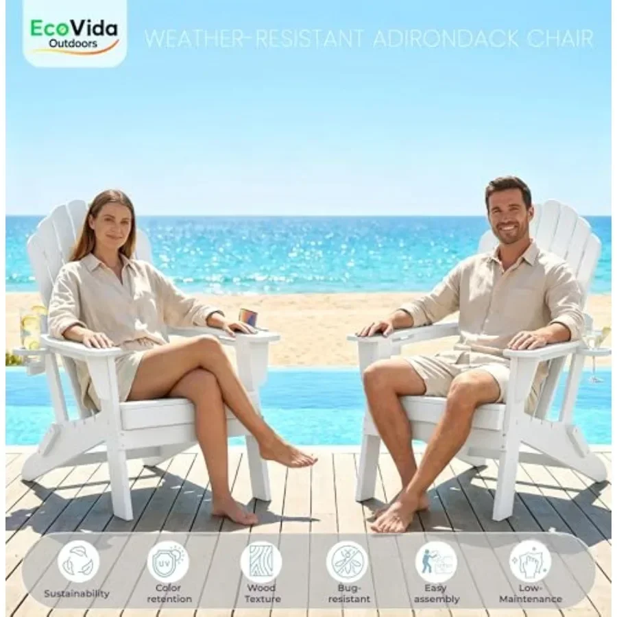 Silla plegable de HDPE tipo Ad - Adirondack Chair Wood reseña y precio