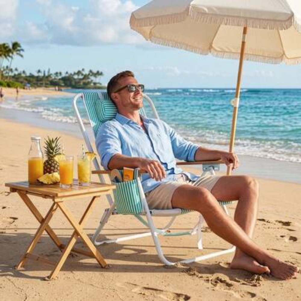 Silla de Playa Plegable Ajusta - Outdoor Furniture Green reseña y precio