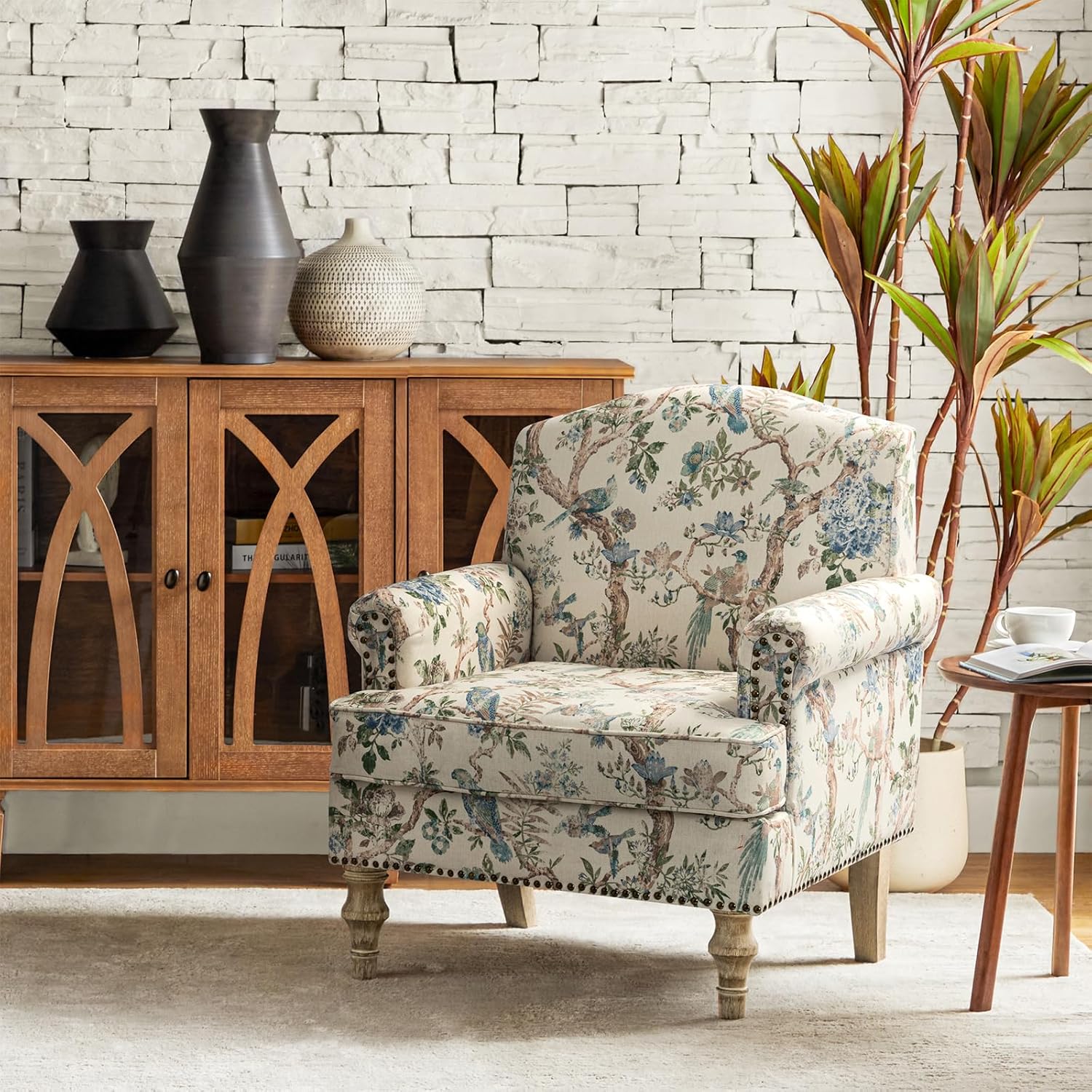 # Sillón Tapizado Floral con P - Adirondack Chair Wood reseña y precio