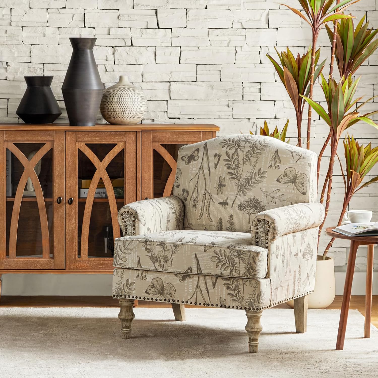# Sillón Tapizado Floral con P - Adirondack Chair Wood reseña y precio