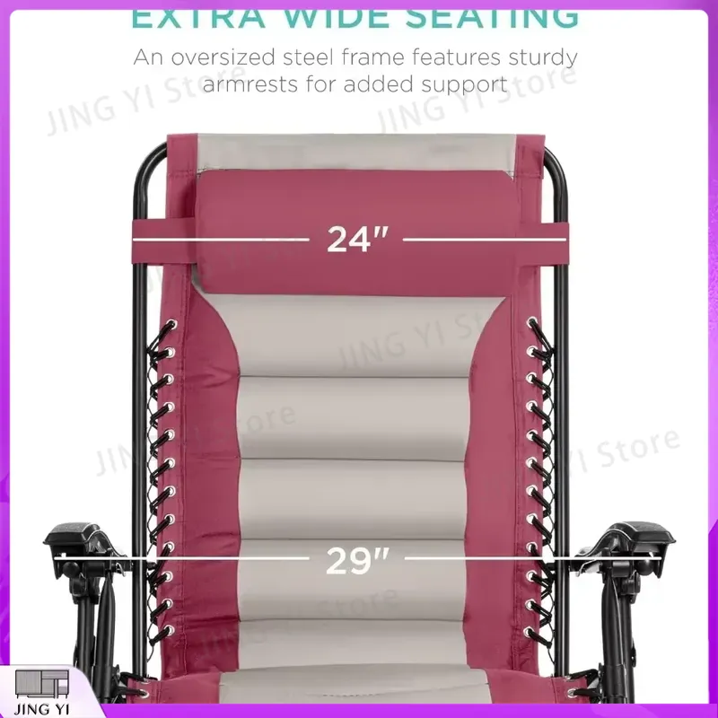 Juego de 2 Sillas Reclinables  - Outdoor Furniture Xl reseña y precio