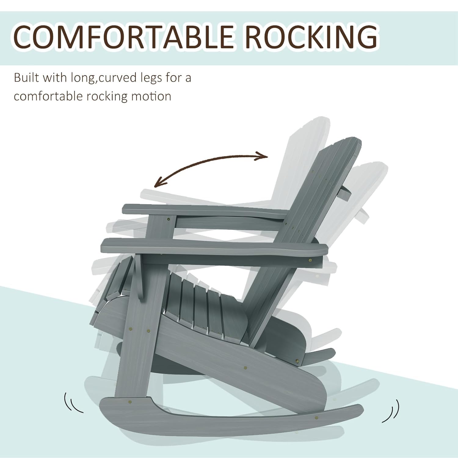 Silla Mecedora Adirondack de M - Adirondack Chair Wood reseña y precio