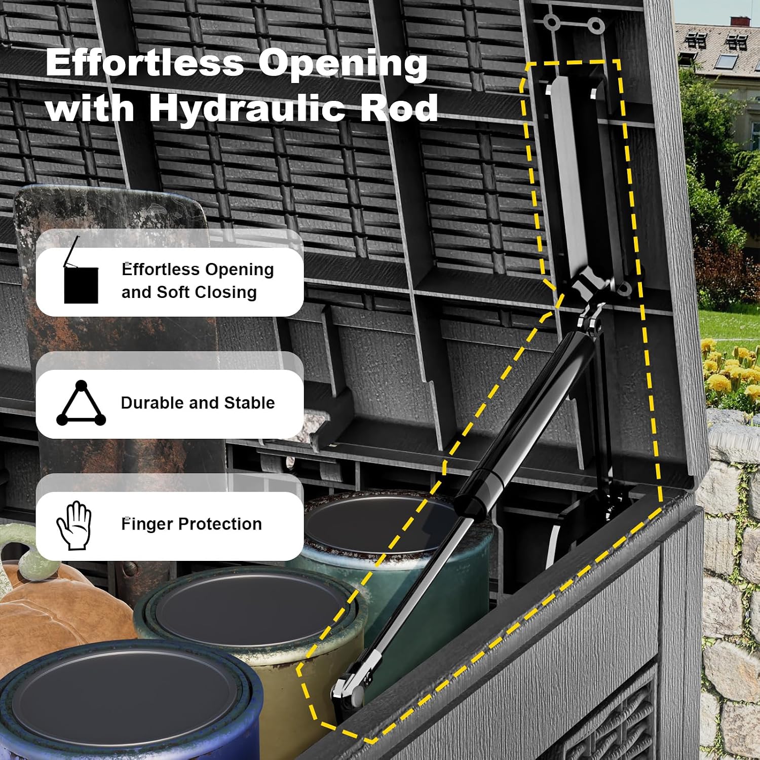 Caja de Almacenamiento Grande  - Outdoor Furniture With Storage reseña y precio