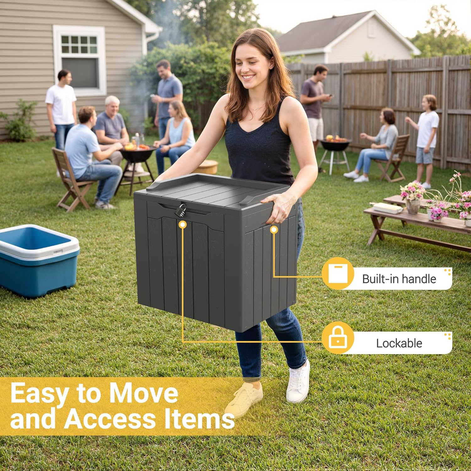 Caja de Almacenamiento Exterio - Outdoor Furniture With Storage reseña y precio