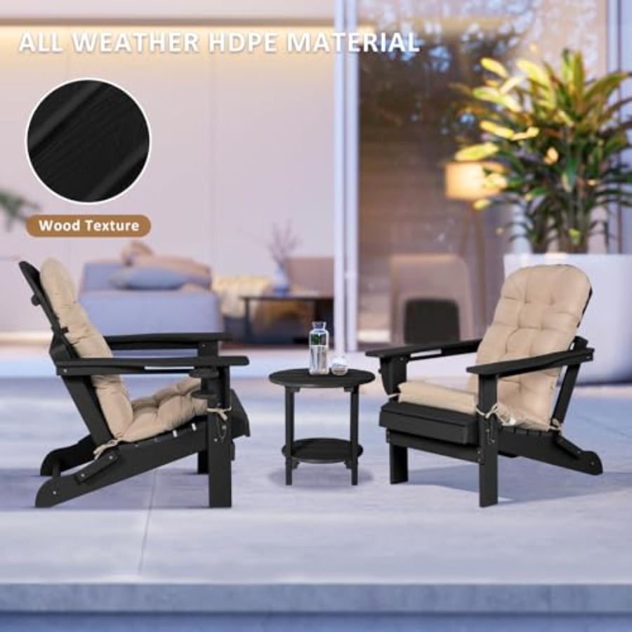 Silla Adirondack con Mesa, Coj - Adirondack Chair Wood reseña y precio