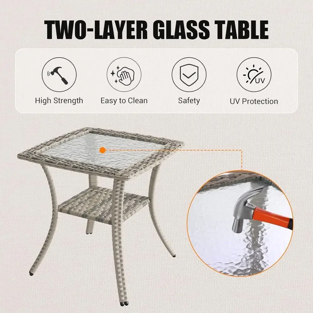 Conjunto de Muebles de Patio p - Outdoor Furniture Green reseña y precio