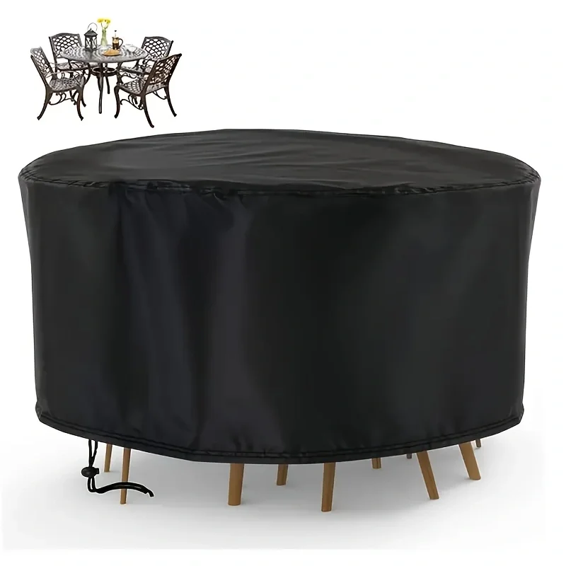 Cubierta redonda impermeable p - Outdoor Furniture Black reseña y precio